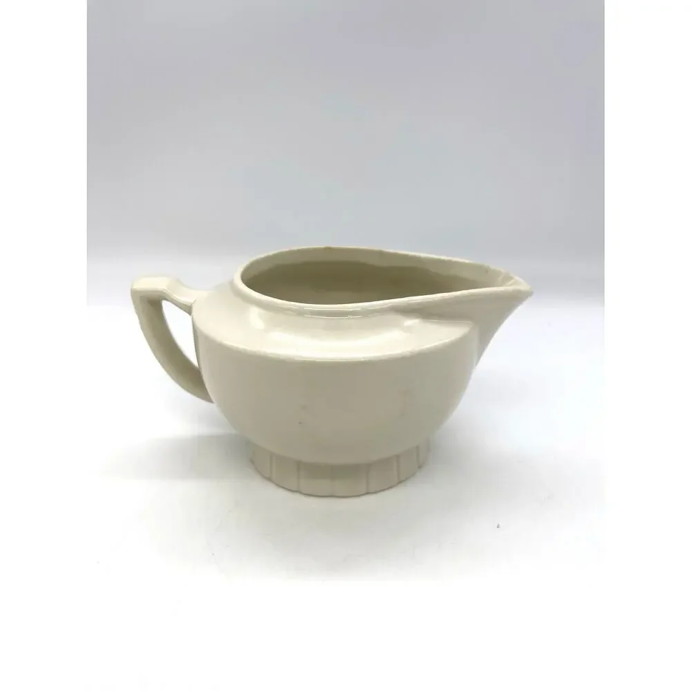 Vintage Hearth Vitreous Creamer by Porcelier Manufacturing Co 1940's